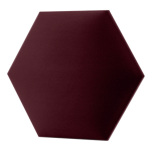 Polsterte Blende in Bordeauxrot